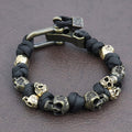 Men's Skull Link Bracelet