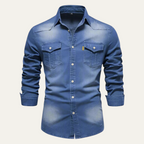 Men's Slim Fit Long Sleeve Shirt
