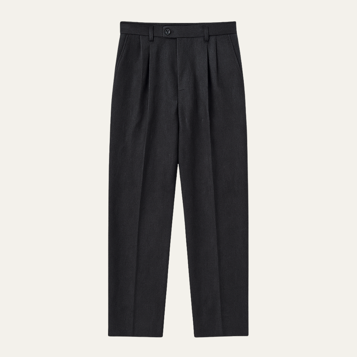 Men's Slim Fit Pleated Tapered Pants
