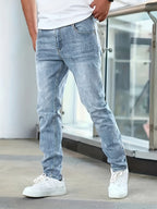 Men's Slim Fit Straight Leg Jeans