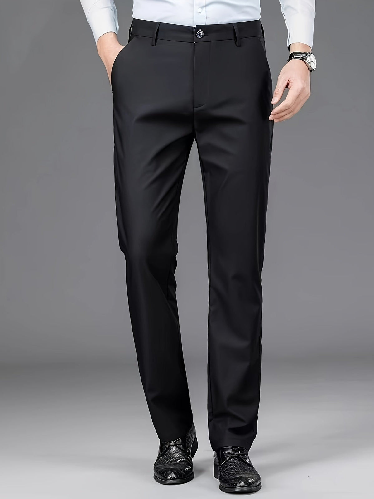 Men's Slim Fit Straight Leg Pants