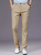 Men's Slim Fit Straight Leg Pants