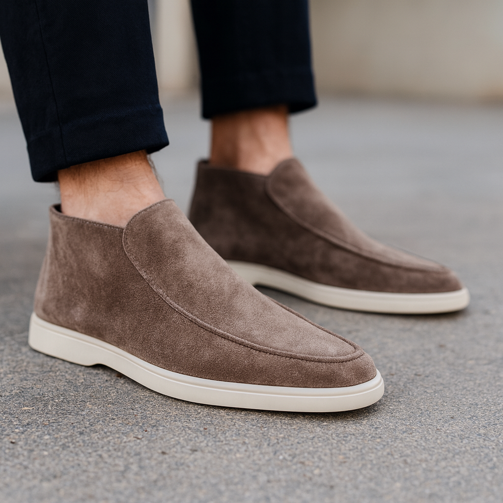 Men's Slip-On High-Cut Loafers