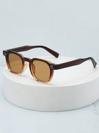 Men's Small Oval Tinted Sunglasses