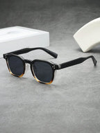 Men's Small Round Tinted Sunglasses