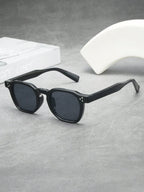 Men's Small Round Tinted Sunglasses
