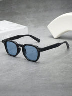 Men's Small Round Tinted Sunglasses