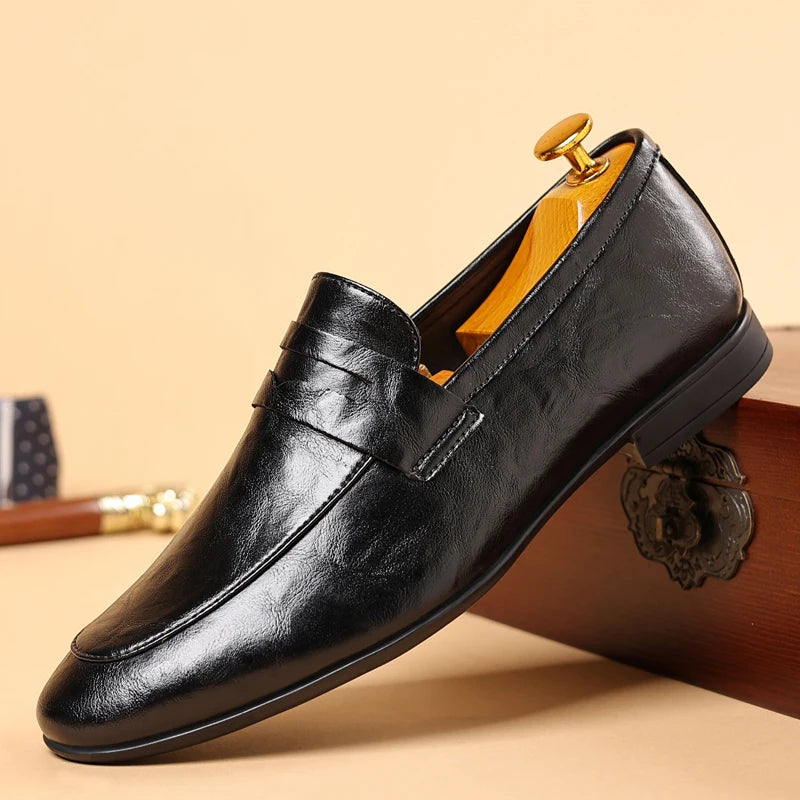 Men's Smooth Penny Loafers