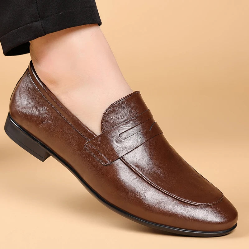 Men's Smooth Penny Loafers