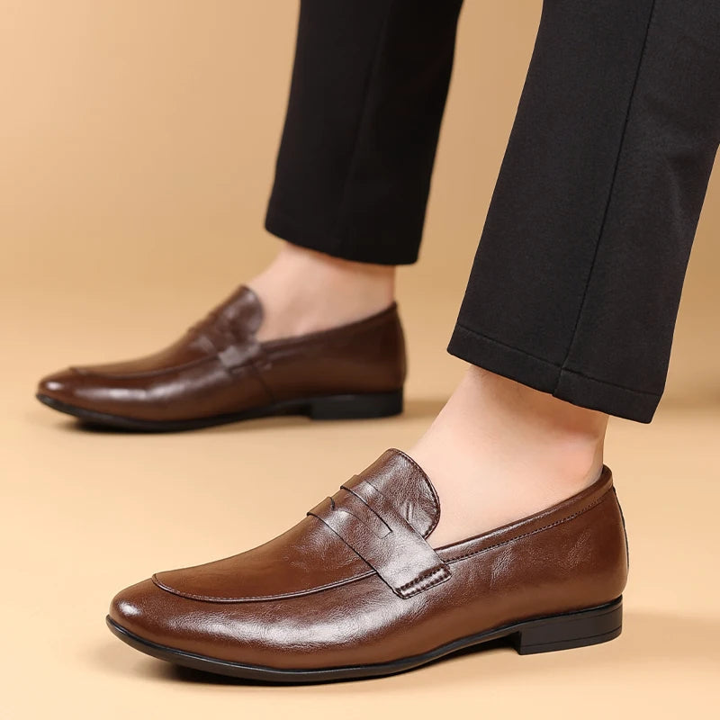 Men's Smooth Penny Loafers