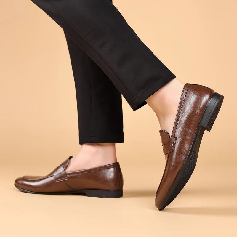 Men's Smooth Penny Loafers