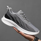 Men's Sneakers with Contrasting Inserts