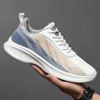 Men's Sneakers with Contrasting Inserts