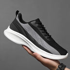 Men's Sneakers with Contrasting Inserts