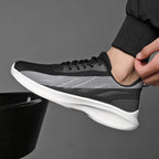 Men's Sneakers with Contrasting Inserts