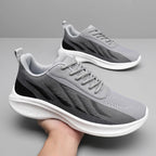 Men's Sneakers with Contrasting Inserts
