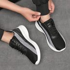 Men's Sneakers with Contrasting Inserts