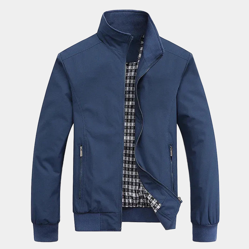 Men's Stand Collar Bomber Jacket