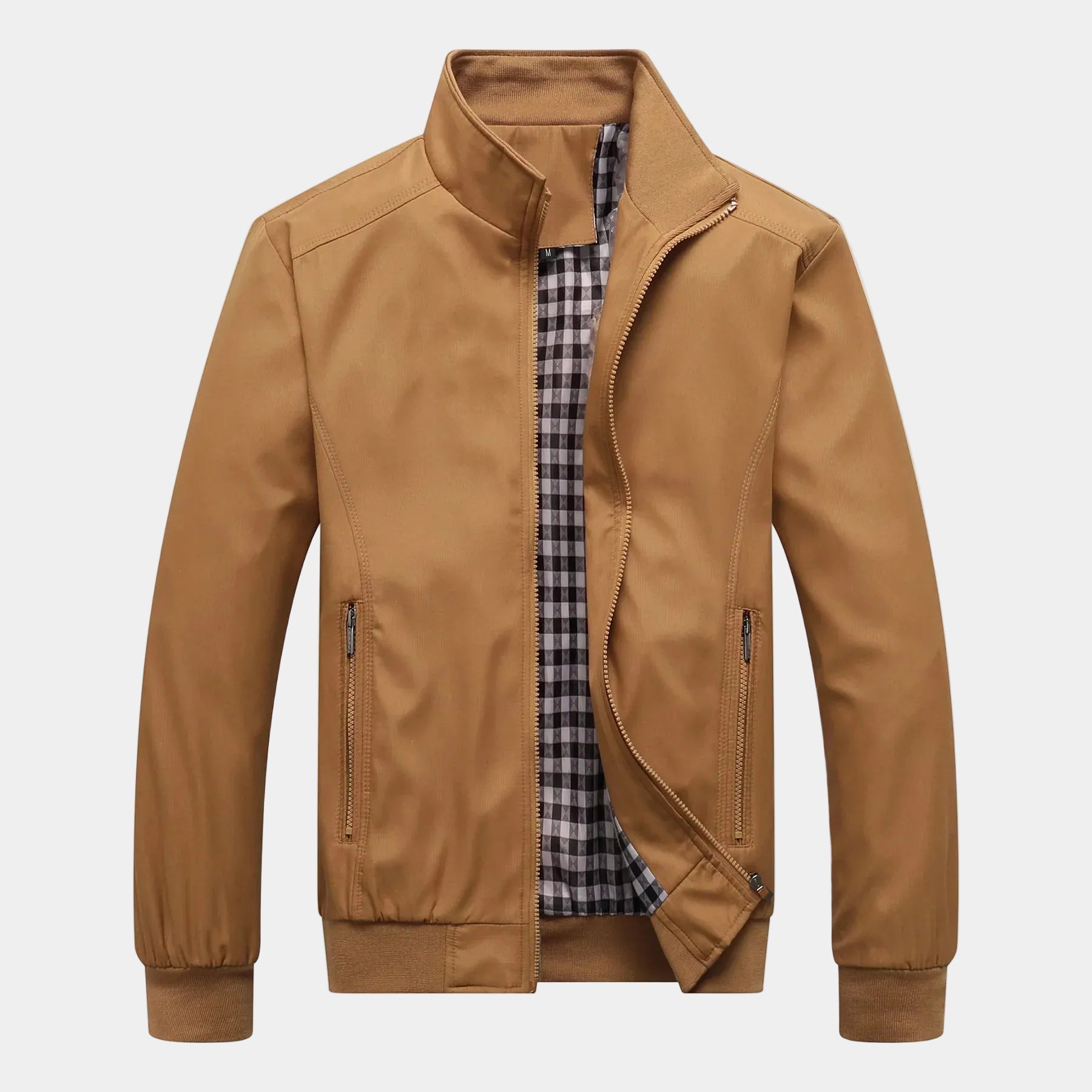 Men's Stand Collar Bomber Jacket