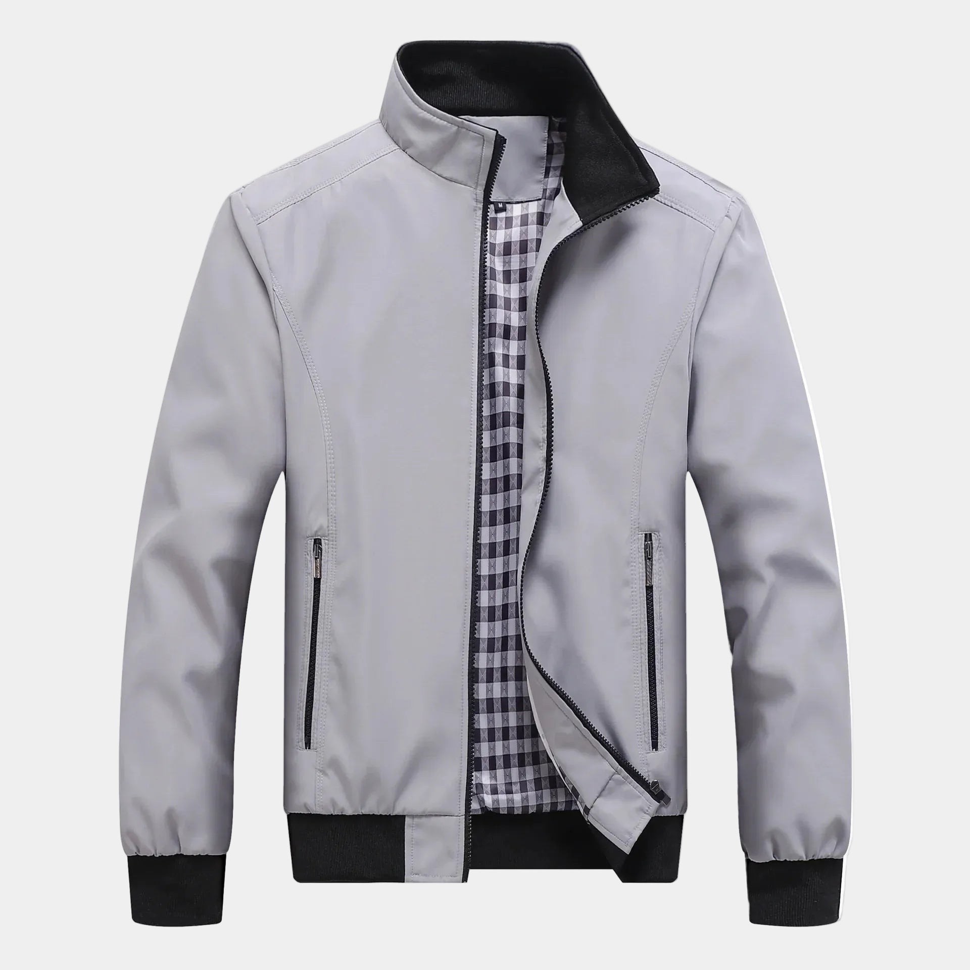 Men's Stand Collar Bomber Jacket