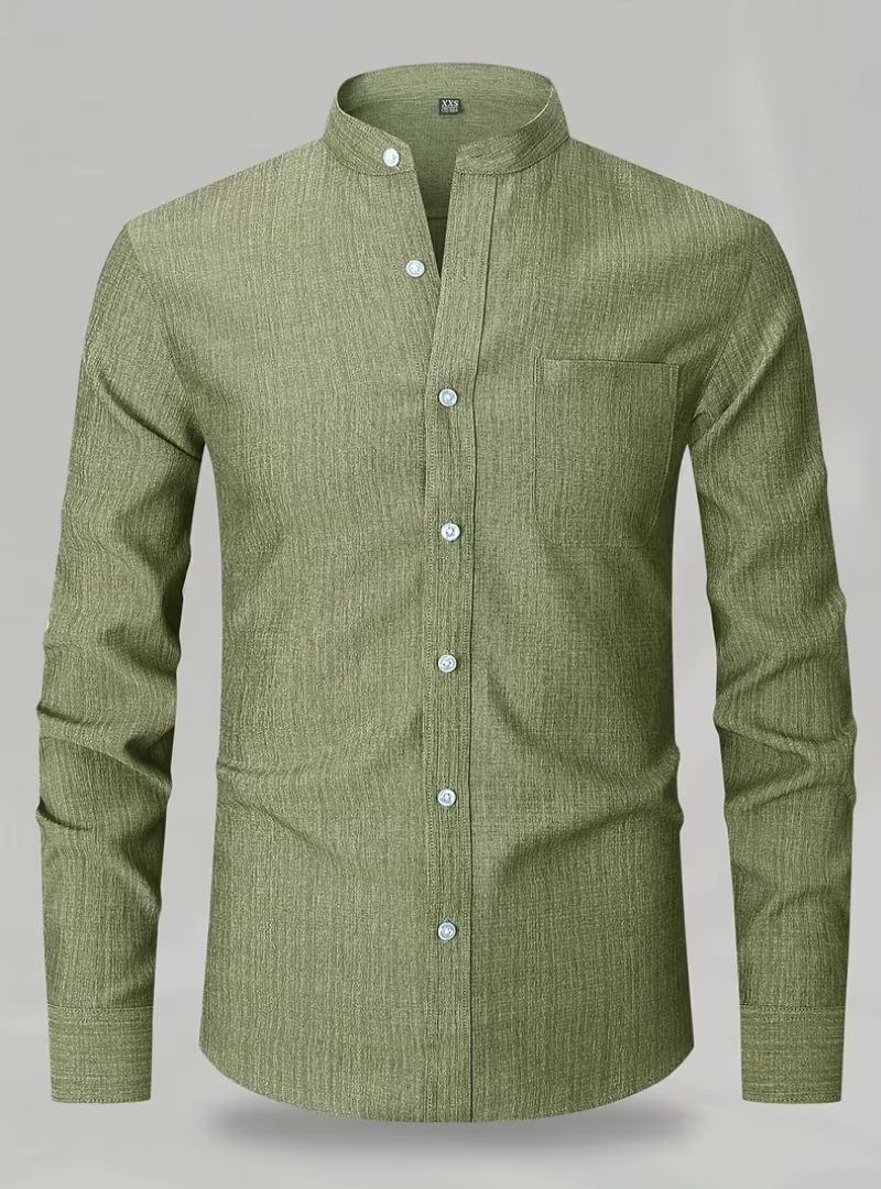 Men's Stand Collar Shirt