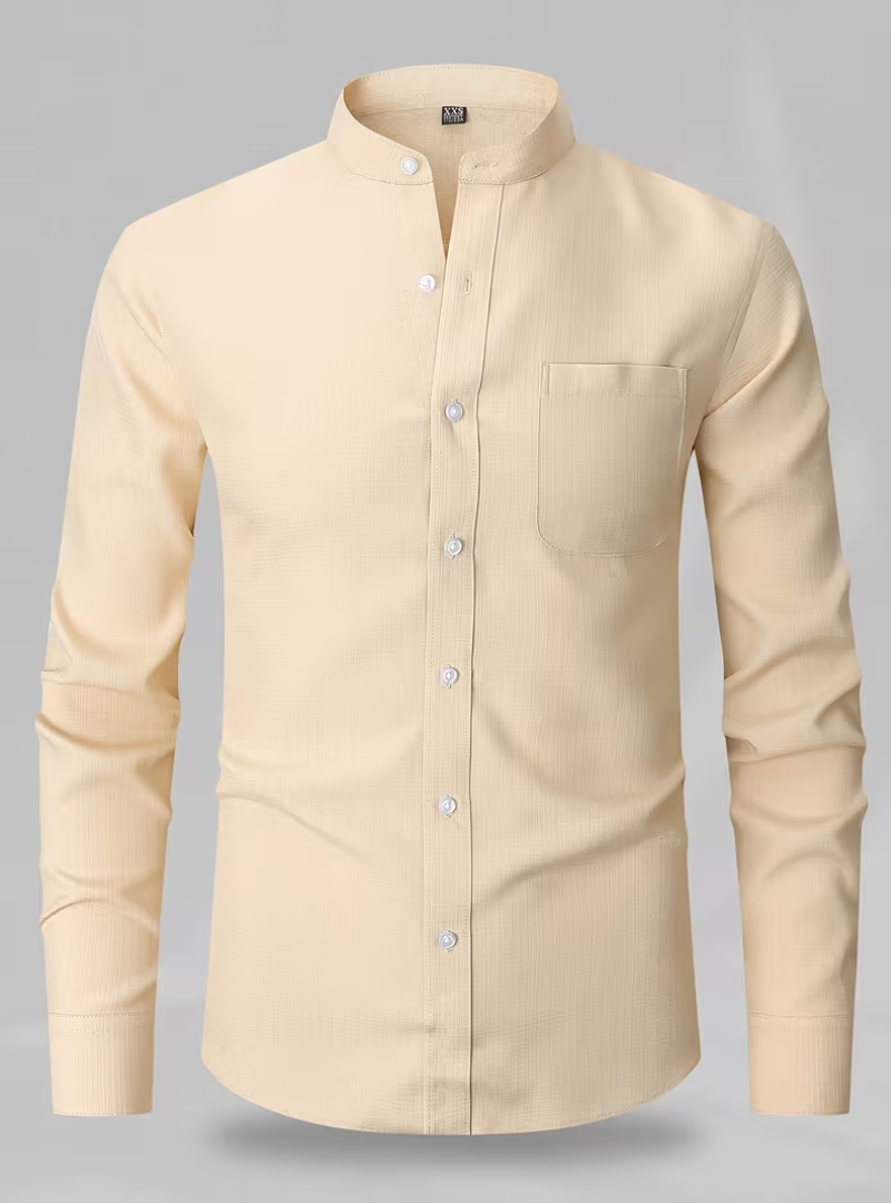 Men's Stand Collar Shirt