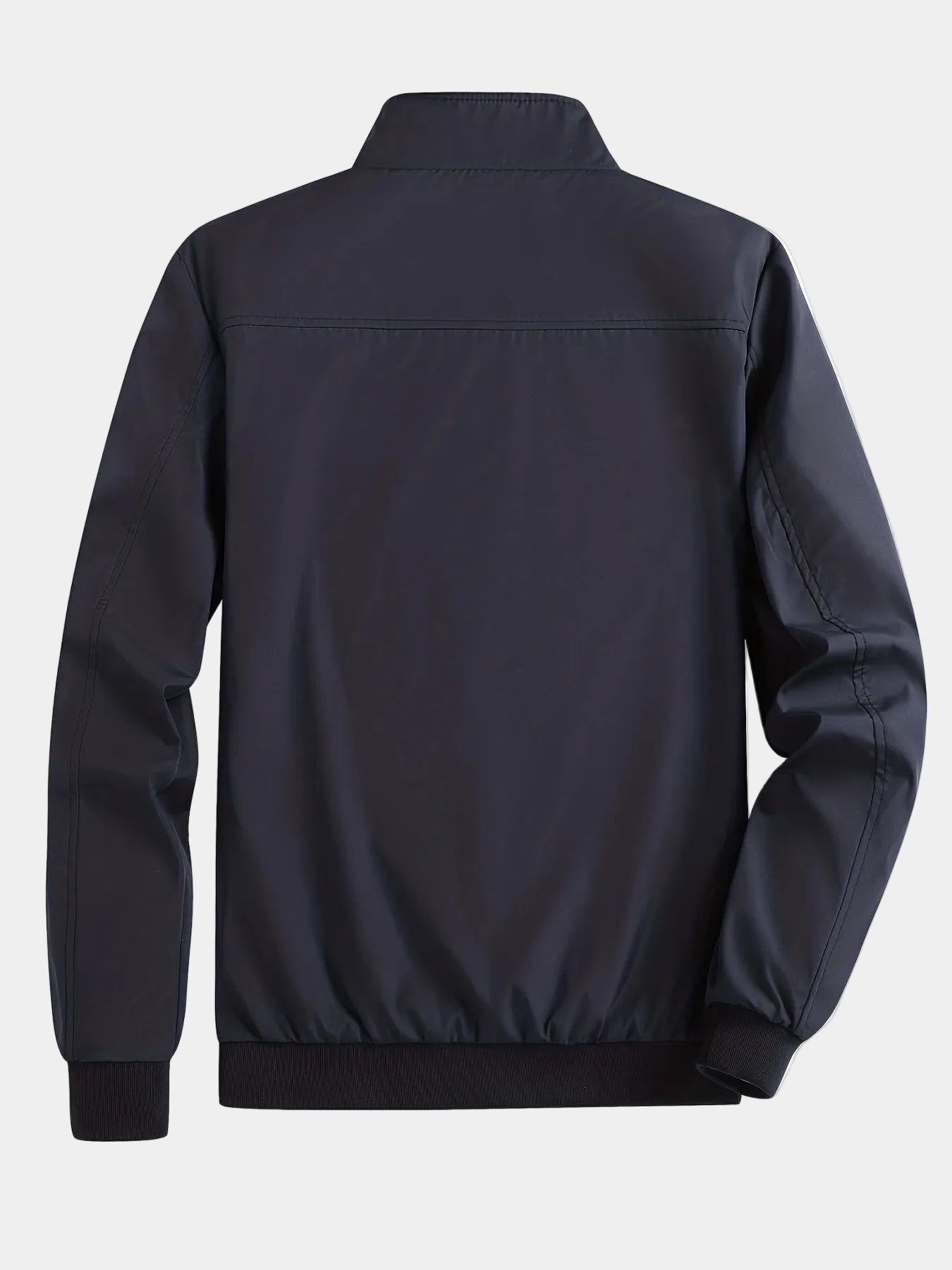 Men's Stand Collar Zip-Up Jacket