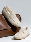 Men's Stitched Apron Toe Loafers