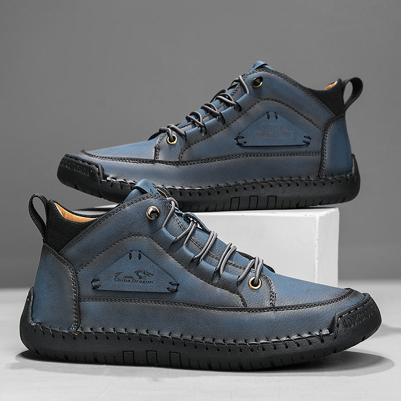Men's Stitched High-Top Sneakers