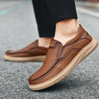 Men's Stitched Loafers with Thick Sole