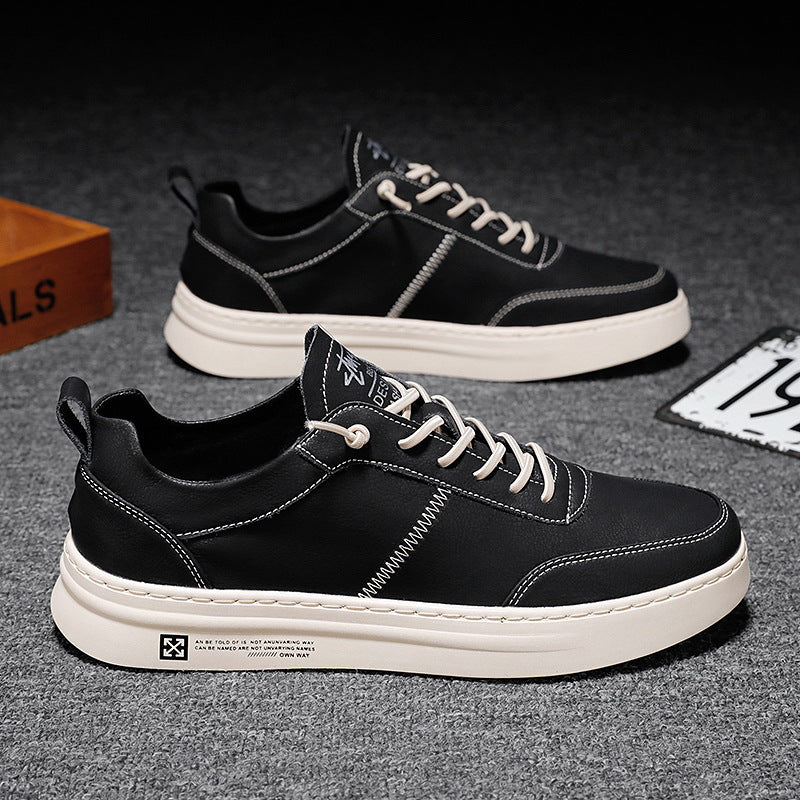 Men's Stitched Low-Top Sneakers