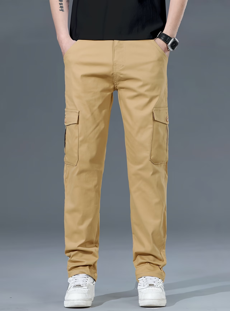 Men's Straight Cargo Pants