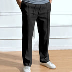 Men's Straight Pants with Drawstring