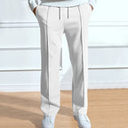 Men's Straight Pants with Drawstring