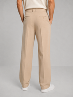 Men's Double Pleat Straight Pants