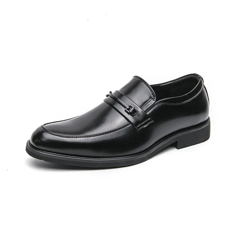 Men's Strap Detail Dress Loafers