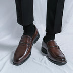 Men's Strap Detail Dress Loafers