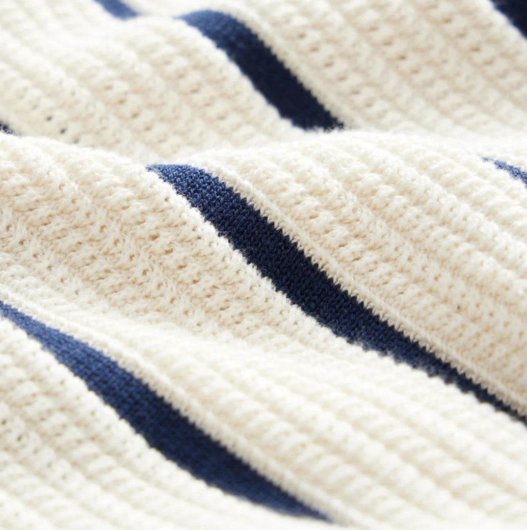 Men's Striped Button-Up Set