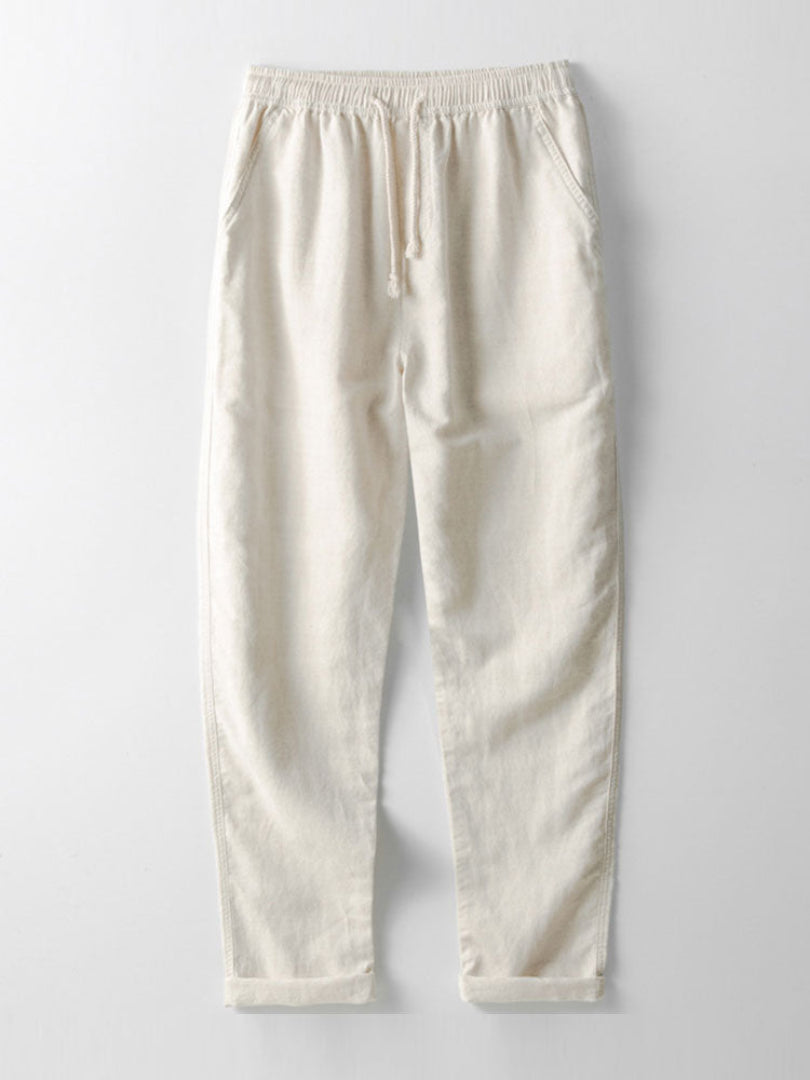 Men's Striped Button-Up Set