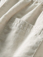Men's Striped Button-Up Set