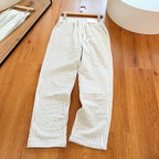 Men's Striped Drawstring Pants