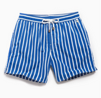Men's Striped Drawstring Swim Shorts
