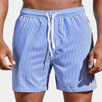 Men's Striped Swim Shorts