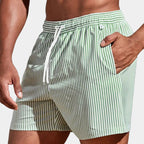 Men's Striped Swim Shorts