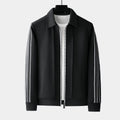 Men's Striped Zip-Up Set