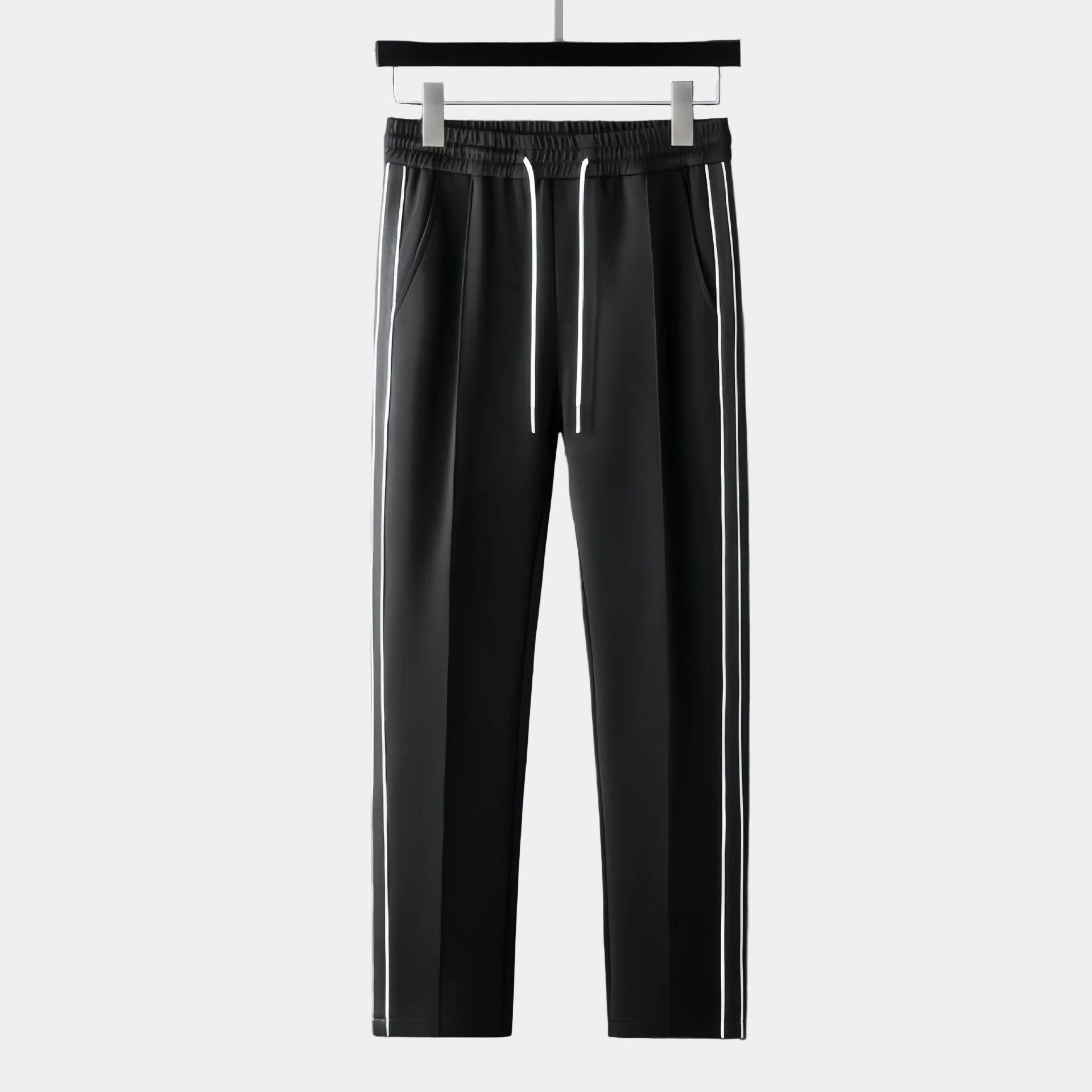 Men's Striped Zip-Up Set