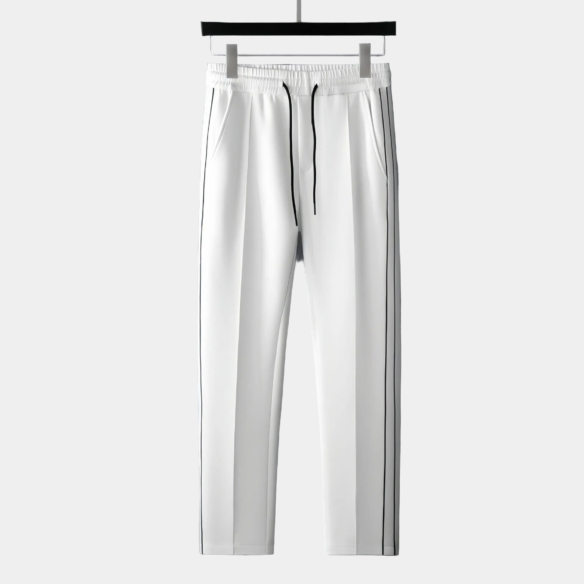 Men's Striped Zip-Up Set