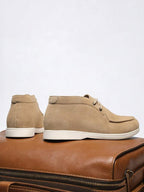 Men's Suede Apron-Toe Chukka Boots