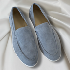 Men's Suede Apron-Toe Thick Sole Loafers