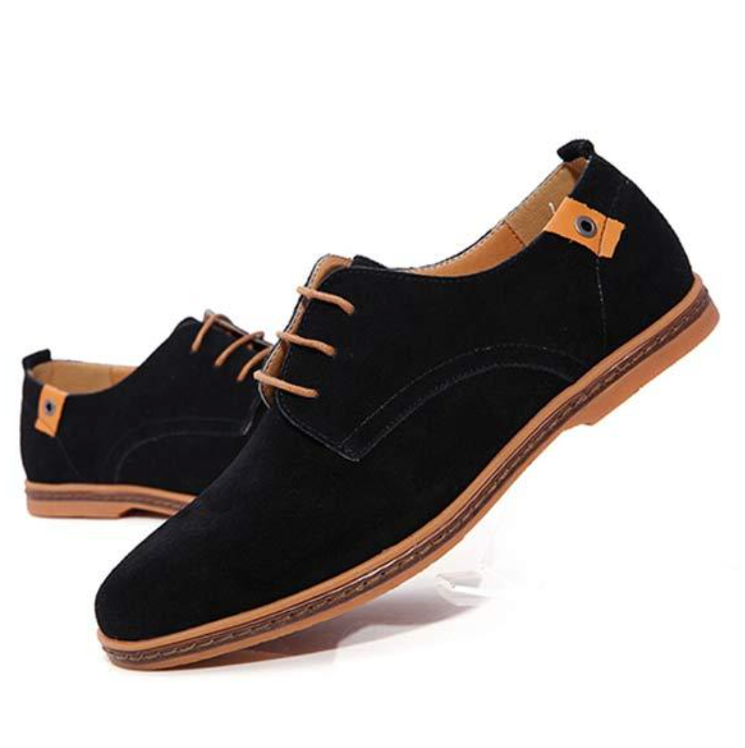 Men's Suede Derby Dress Shoes